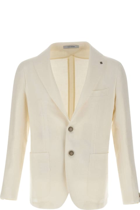 Tagliatore Coats & Jackets for Men Tagliatore Linen And Cotton Blazer