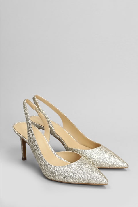آخر صيحات الموضة من السيدات Michael Kors Alina Pumps In Gold Glitter