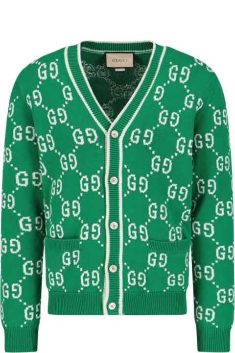 Gucci Sweaters for Men Gucci 'gg' Cardigan