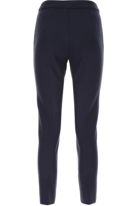 Homeware Max Mara Midnight Blue Stretch Viscose Blend Pegno Pant