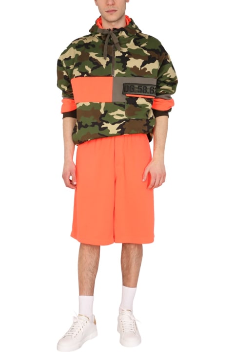 Fleeces & Tracksuits for Men Dolce & Gabbana Camouflage Print Sweatshirt