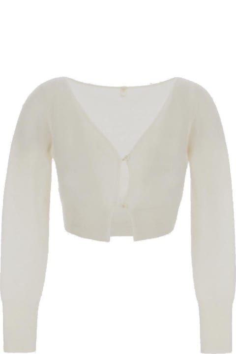 Jacquemus Sweaters for Women Jacquemus Le Alzou Cropped Cardigan