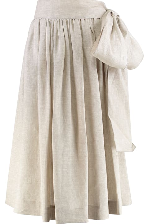 Fabiana Filippi Skirts for Women Fabiana Filippi Linen Skirt
