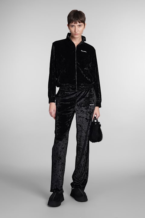 Coats & Jackets for Women MC2 Saint Barth Miriam Sweatshirt In Black Polyester