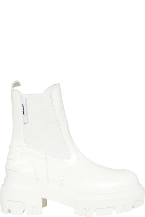 MSGM Boots for Women MSGM Leather Ankle Boots