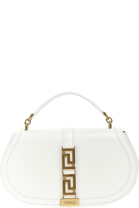 Fendi Flocked Black White Shoulder Bag