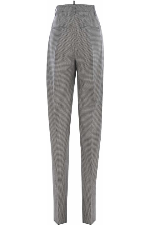 Fashion for Women Dsquared2 Trousers Dsquared2 In Virgin Wool Blend