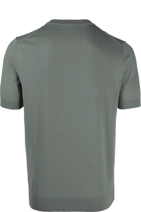 Fedeli for Men Fedeli Green Cotton T-shirt