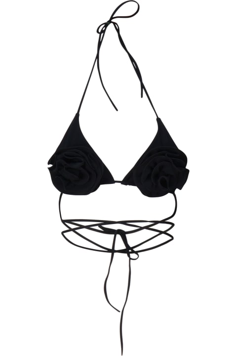 Magda Butrym for Women Magda Butrym Triangle Bikini Top With Floral Straps