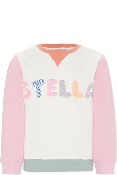 Homeware Stella McCartney Kids Color-block Sweatshirt With Logo For Girl