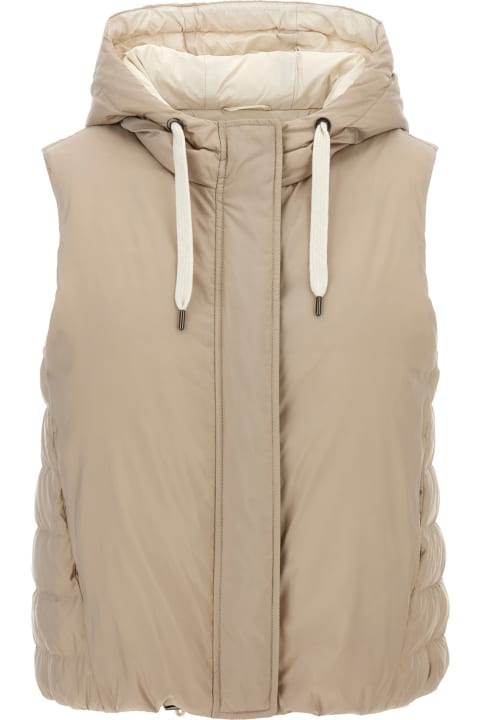 Fashion for Women Brunello Cucinelli Hooded Vest