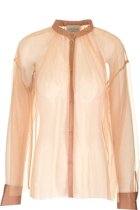 Forte_Forte Topwear for Women Forte_Forte Tulle Bohemian Shirt