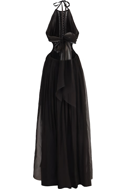 Alberta Ferretti for Women Alberta Ferretti Embroidered Tulle Dress