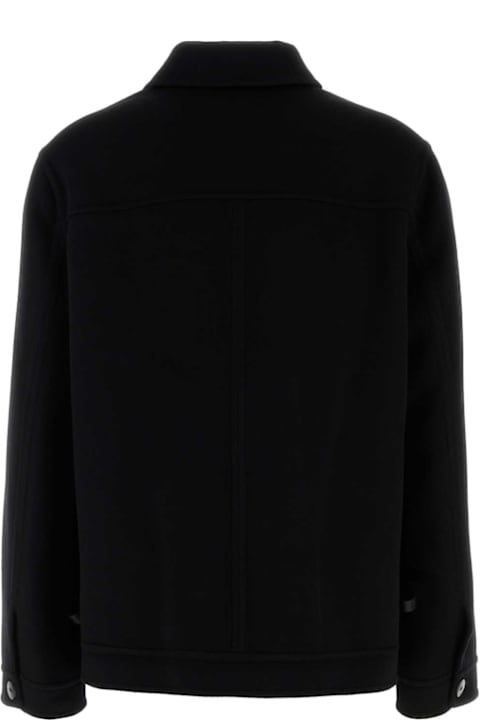 Loewe Coats & Jackets for Women Loewe Black Flannel Jacket