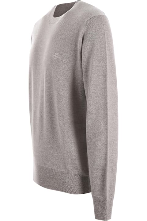 Homeware Etro Pegaso Embroidered Crewneck Jumper