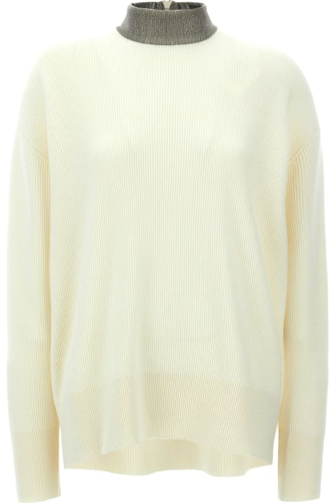 Sweaters for Women Brunello Cucinelli 'monile' Turtleneck Sweater