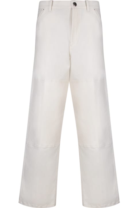 Homeware Moncler Ivory Stretch Cotton Pant