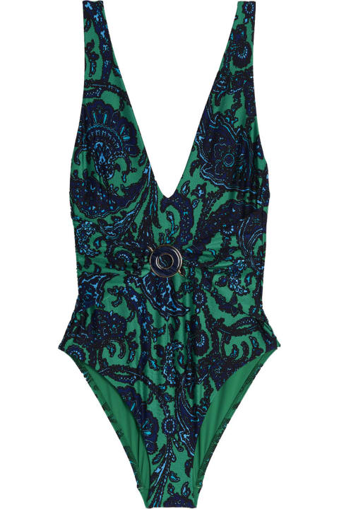 Zimmermann Swimwear for Women Zimmermann One-piece Swimsuit 'tiggy Plunge Circle Link'