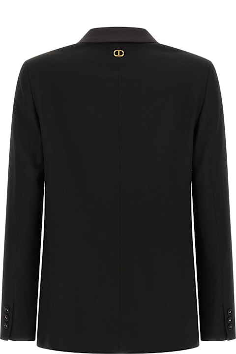 TwinSet for Kids TwinSet Satin Lapel Blazer