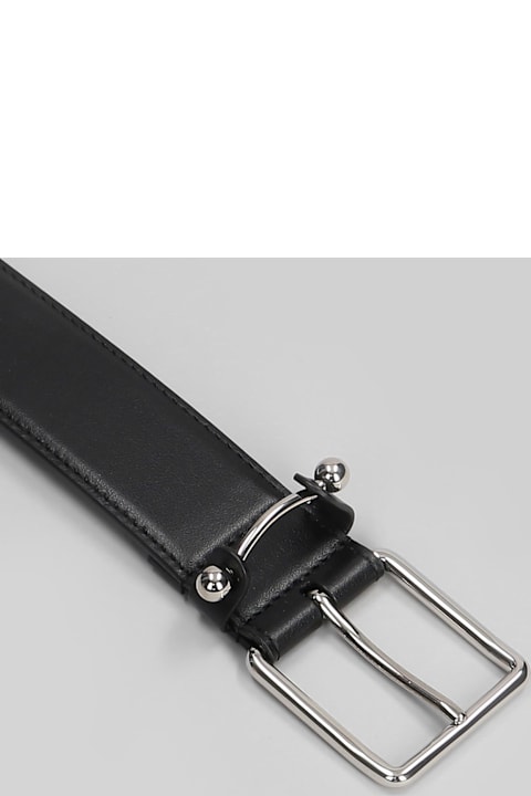 Christian Louboutin for Men Christian Louboutin Chambeliss Belts In Black Leather