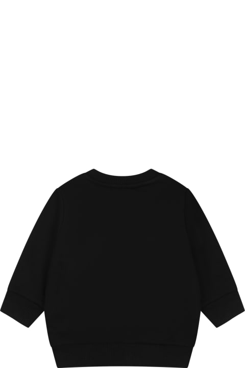 Givenchy Sweaters & Sweatshirts for Baby Boys Givenchy Black Sweatshirt For Baby Boy With Logo