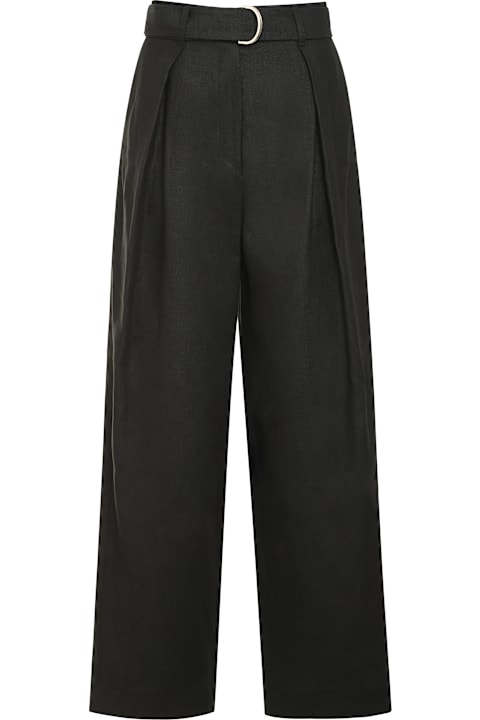 'S Max Mara Pants & Shorts for Women 'S Max Mara Jane Linen Wide Leg Trousers