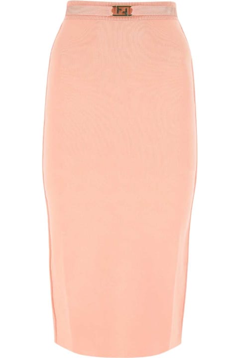 Fendi Skirts for Women Fendi Pink Viscose Blend Skirt