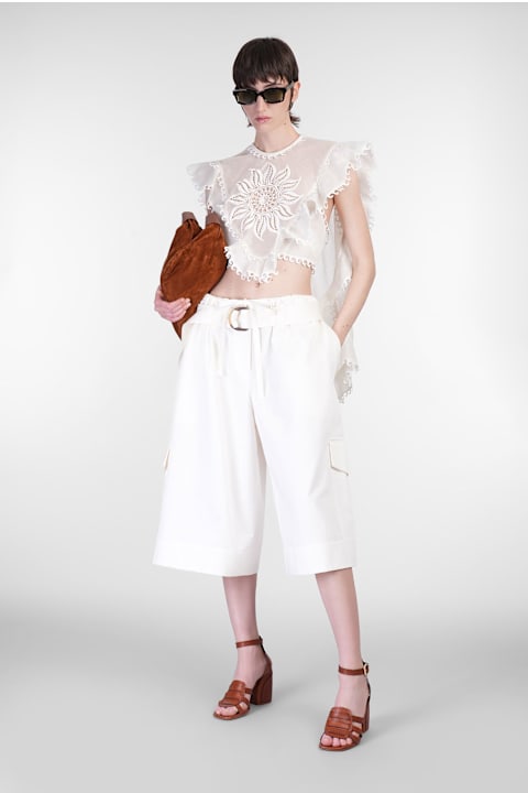 Zimmermann for Women Zimmermann Topwear In White Linen