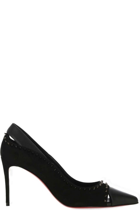 Stud Detailed Pointed-toe Pumps