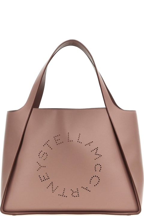 Stella McCartney Totes for Women Stella McCartney Logo Perforated Tote Bag