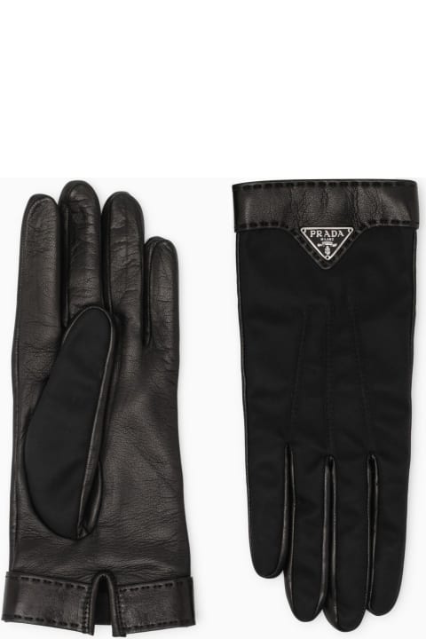 Fashion for Women Prada Black Nappa Gloves