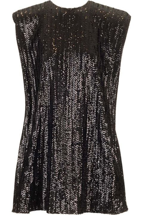 Golden Goose Full Sequins Short Dress