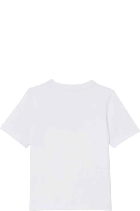 Burberry T-Shirts & Polo Shirts for Girls Burberry White T-shirt Girl