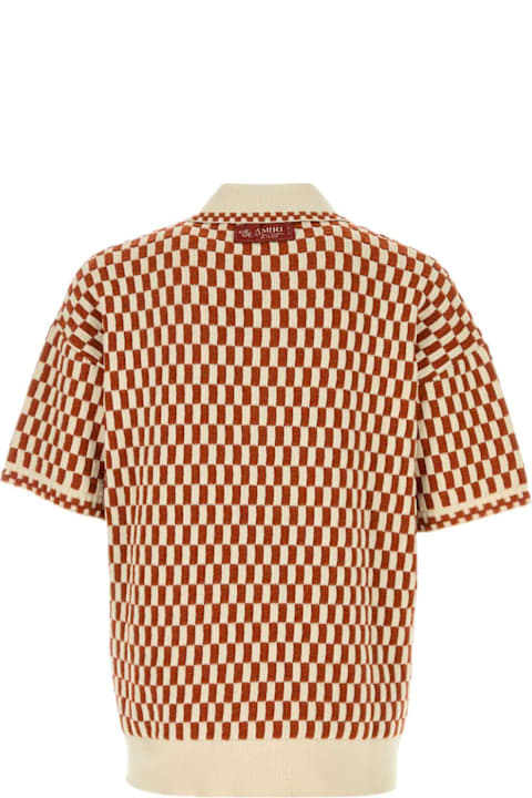 AMIRI for Men AMIRI Embroidered Wool And Nylon Oversize Polo Shirt