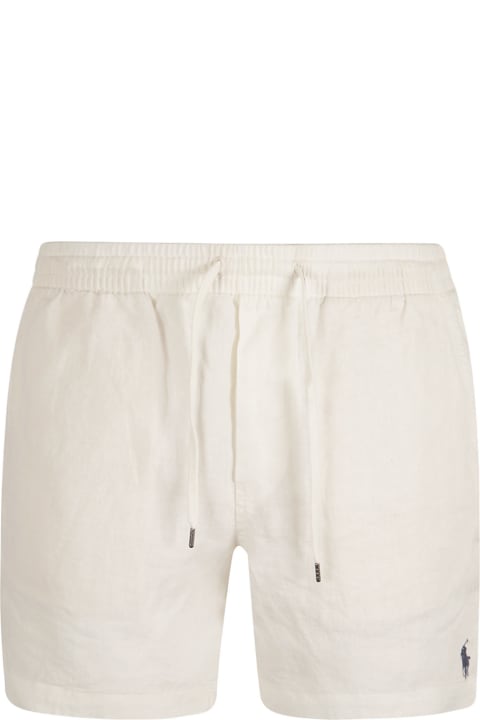 Ralph Lauren Pants for Men Ralph Lauren Logo Embroidered Drawstring Waist Shorts