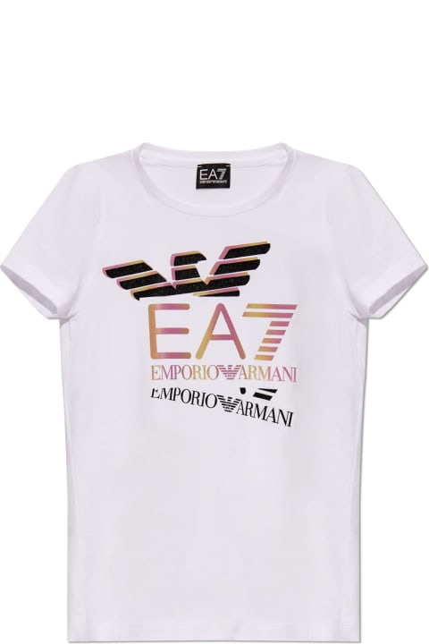 Fashion for Women EA7 Ea7 Emporio Armani T-shirt With Logo