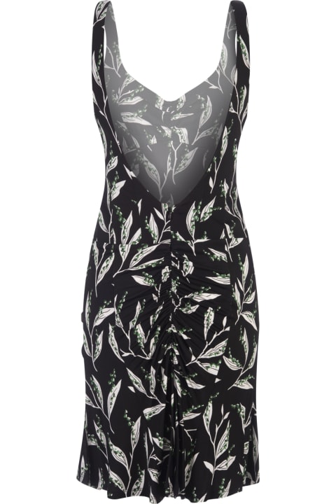 Clothing for Women Paco Rabanne Printed Viscose Jersey Dress
