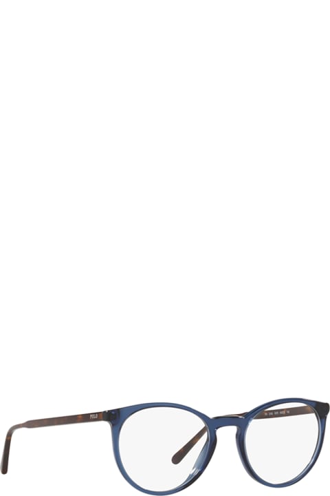 Polo Ralph Lauren Eyewear for Women Polo Ralph Lauren Ph2193 Shiny Transparent Blue Glasses