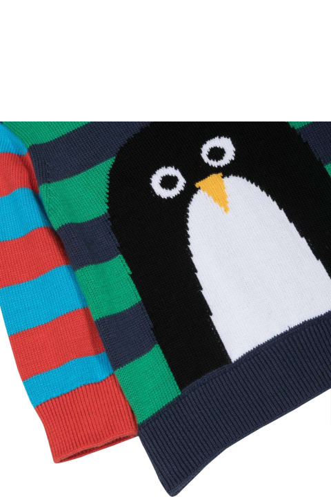Penguin Stripes Crew Neck Pullover