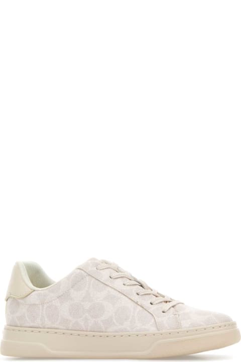 Coach Printed Canvas Sneakers