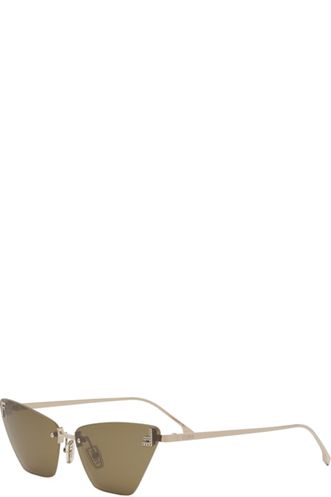 Fendi Eyewear Eyewear for Women Fendi Eyewear Fendi Fe4160us Fendi First Crystal 28e Oro Rosa Sunglasses