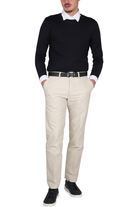 Zegna Sweaters for Men Zegna Cashmere And Silk Crewneck Sweater