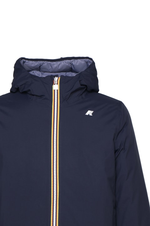 K-Way لـ Men K-Way Water-repellent Waterproof Fabric Jacket