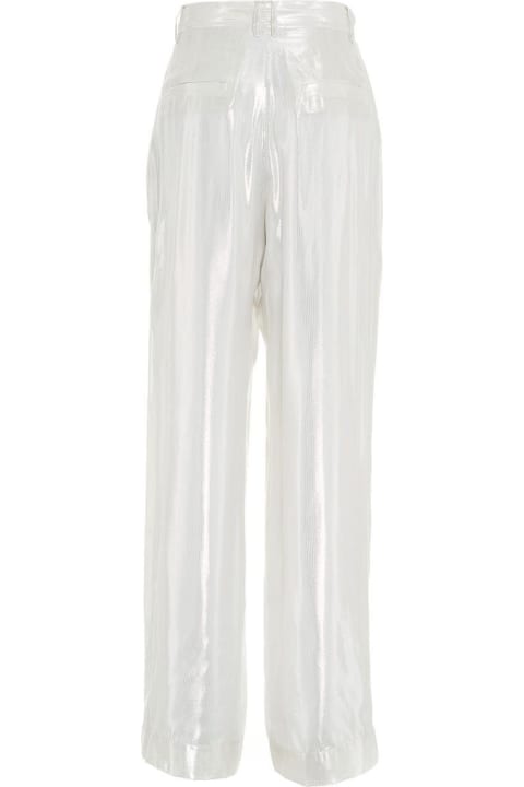 ウィメンズ STAUDのパンツ＆ショーツ STAUD Glitter Wide-leg Trousers