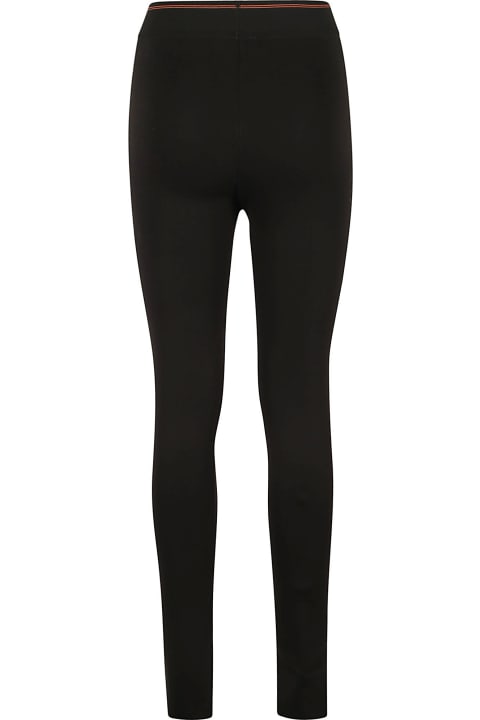 Paco Rabanne Pants & Shorts for Women Paco Rabanne Elastic Waist Logo Leggings