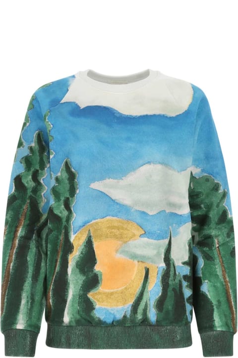Fleeces & Tracksuits for Women Chloé Printed Cotton Sweatshirt