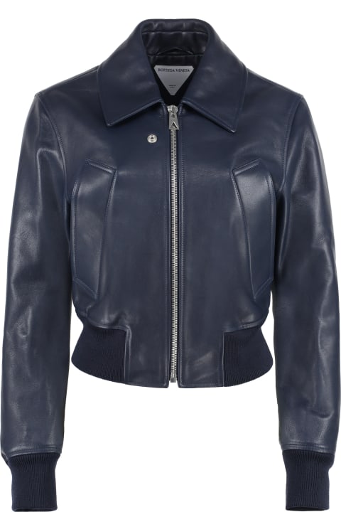 Coats & Jackets for Women Bottega Veneta Leather Jacket