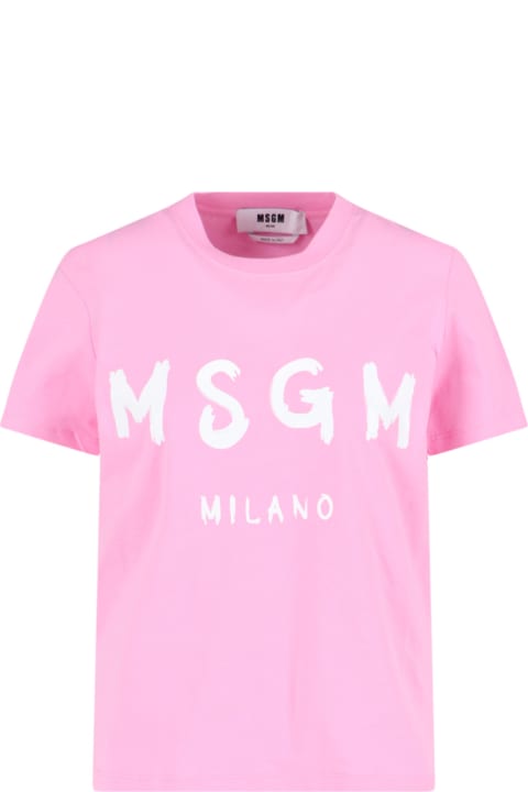 Topwear for Women MSGM Logo T-shirt