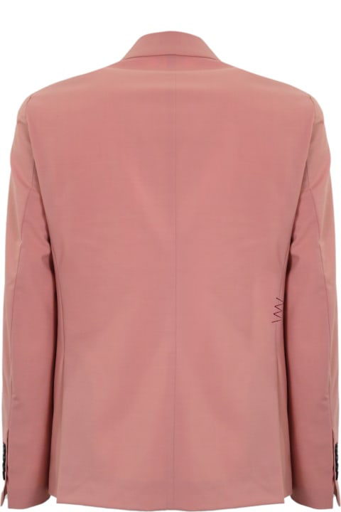 Amaranto Clothing for Men Amaranto Pink Double-breasted Blazer