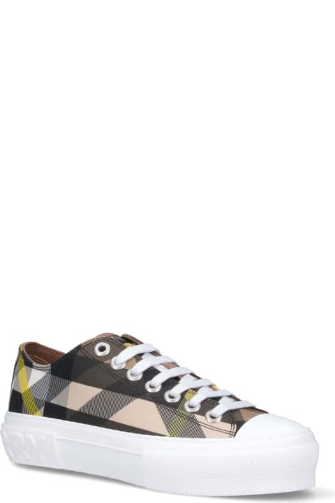 Shoes Sale for Women Burberry Check Sneakers
